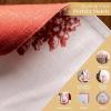 imageMaison d Hermine Placemats 100 Cotton Set of 4 Dinner Placemat Decorative Washable Cloth Placemat Dining Buffet Parties ampamp Camping Kalahari  ThanksgivingChristmas22  Holy Jouy  Red