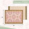 imageMaison d Hermine Placemats 100 Cotton Set of 4 Dinner Placemat Decorative Washable Cloth Placemat Dining Buffet Parties ampamp Camping Kalahari  ThanksgivingChristmas16  Damask