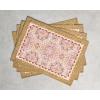 imageMaison d Hermine Placemats 100 Cotton Set of 4 Dinner Placemat Decorative Washable Cloth Placemat Dining Buffet Parties ampamp Camping Kalahari  ThanksgivingChristmas16  Damask