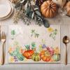 imageMaison d Hermine Placemats 100 Cotton Set of 4 Dinner Placemat Decorative Washable Cloth Placemat Dining Buffet Parties ampamp Camping Kalahari  ThanksgivingChristmas18  Lumina