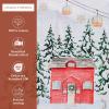 imageMaison d Hermine Placemats 100 Cotton Set of 4 Dinner Placemat Decorative Washable Cloth Placemat Dining Buffet Parties ampamp Camping Kalahari  ThanksgivingChristmas27  Rural Christmas