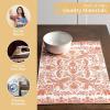 imageMaison d Hermine Placemats 100 Cotton Set of 4 Dinner Placemat Decorative Washable Cloth Placemat Dining Buffet Parties ampamp Camping Kalahari  ThanksgivingChristmas01  Cachemire