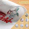 imageMaison d Hermine Placemats 100 Cotton Set of 4 Dinner Placemat Decorative Washable Cloth Placemat Dining Buffet Parties ampamp Camping Kalahari  ThanksgivingChristmas02  Morzine