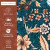 imageMaison d Hermine Placemats 100 Cotton Set of 4 Dinner Placemat Decorative Washable Cloth Placemat Dining Buffet Parties ampamp Camping Kalahari  ThanksgivingChristmas30  Luxury Loft  Dark Teal