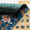 imageMaison d Hermine Placemats 100 Cotton Set of 4 Dinner Placemat Decorative Washable Cloth Placemat Dining Buffet Parties ampamp Camping Kalahari  ThanksgivingChristmas30  Luxury Loft  Dark Teal