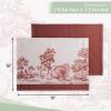 imageMaison d Hermine Placemats 100 Cotton Set of 4 Dinner Placemat Decorative Washable Cloth Placemat Dining Buffet Parties ampamp Camping Kalahari  ThanksgivingChristmas29  Holy Jouy  Brown