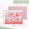 imageMaison d Hermine Placemats 100 Cotton Set of 4 Dinner Placemat Decorative Washable Cloth Placemat Dining Buffet Parties ampamp Camping Kalahari  ThanksgivingChristmas19  Winter Jouy