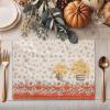 imageMaison d Hermine Placemats 100 Cotton Set of 4 Dinner Placemat Decorative Washable Cloth Placemat Dining Buffet Parties ampamp Camping Kalahari  ThanksgivingChristmas14  Bagatelle