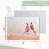 imageMaison d Hermine Placemats 100 Cotton Set of 4 Dinner Placemat Decorative Washable Cloth Placemat Dining Buffet Parties ampamp Camping Kalahari  ThanksgivingChristmas05  Faisan Dautomne
