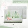 imageMaison d Hermine Placemats 100 Cotton Set of 4 Dinner Placemat Decorative Washable Cloth Placemat Dining Buffet Parties ampamp Camping Kalahari  ThanksgivingChristmas25  Winter Mornings