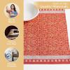imageMaison d Hermine Placemats 100 Cotton Set of 4 Dinner Placemat Decorative Washable Cloth Placemat Dining Buffet Parties ampamp Camping Kalahari  ThanksgivingChristmas28  Sofia