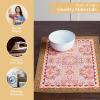 imageMaison d Hermine Placemats 100 Cotton Set of 4 Dinner Placemat Decorative Washable Cloth Placemat Dining Buffet Parties ampamp Camping Kalahari  ThanksgivingChristmas16  Damask