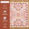 imageMaison d Hermine Placemats 100 Cotton Set of 4 Dinner Placemat Decorative Washable Cloth Placemat Dining Buffet Parties ampamp Camping Kalahari  ThanksgivingChristmas16  Damask