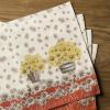 imageMaison d Hermine Placemats 100 Cotton Set of 4 Dinner Placemat Decorative Washable Cloth Placemat Dining Buffet Parties ampamp Camping Kalahari  ThanksgivingChristmas14  Bagatelle