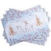 imageMaison d Hermine Placemats 100 Cotton Set of 4 Dinner Placemat Decorative Washable Cloth Placemat Dining Buffet Parties ampamp Camping Kalahari ThanksgivingChristmas07 Fairytale Forest