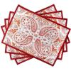 imageMaison d Hermine Placemats 100 Cotton Set of 4 Dinner Placemat Decorative Washable Cloth Placemat Dining Buffet Parties ampamp Camping Kalahari ThanksgivingChristmas21 Orient