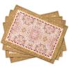 imageMaison d Hermine Placemats 100 Cotton Set of 4 Dinner Placemat Decorative Washable Cloth Placemat Dining Buffet Parties ampamp Camping Kalahari  ThanksgivingChristmas16  Damask