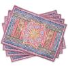 imageMaison d Hermine Placemats 100 Cotton Set of 4 Dinner Placemat Decorative Washable Cloth Placemat Dining Buffet Parties ampamp Camping Kalahari ThanksgivingChristmas09 Ispahan