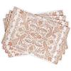 imageMaison d Hermine Placemats 100 Cotton Set of 4 Dinner Placemat Decorative Washable Cloth Placemat Dining Buffet Parties ampamp Camping Kalahari  ThanksgivingChristmas01  Cachemire