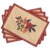 imageMaison d Hermine Placemats 100 Cotton Set of 4 Dinner Placemat Decorative Washable Cloth Placemat Dining Buffet Parties ampamp Camping Kalahari ThanksgivingChristmas20 Kalahari