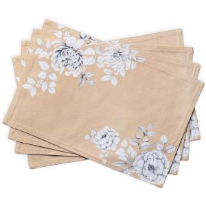 imageMaison d Hermine Placemats 100 Cotton Set of 4 Dinner Placemat Decorative Washable Cloth Placemat Dining Buffet Parties ampamp Camping Kalahari  ThanksgivingChristmas15  Pretty Autumn