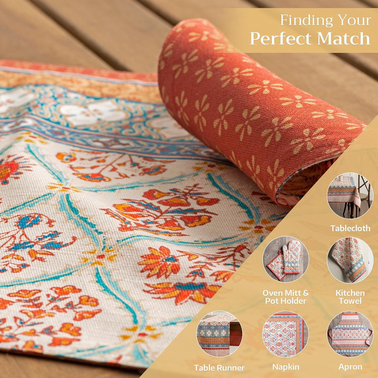 imageMaison d Hermine Placemat 100 Cotton Decorative Placemats Washable Cloth Placemats Home Wedding Restaurant Party ampamp Camping Potiron  ThanksgivingChristmas Set of 411  Romane