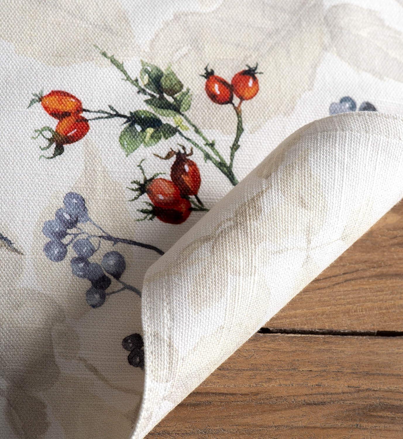 imageMaison d Hermine Placemat 100 Cotton Decorative Placemats Washable Cloth Placemats Home Wedding Restaurant Party ampamp Camping Potiron  ThanksgivingChristmas Set of 403  Equinoxe  Beige