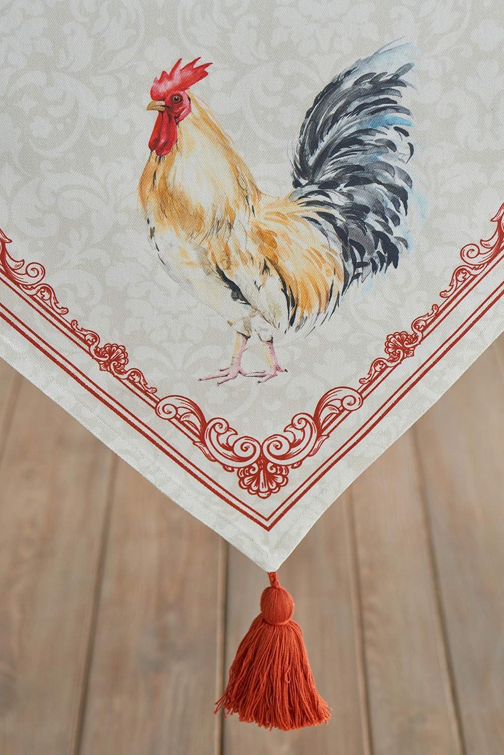 imageMaison dHermine Table Runner 100 Cotton Single Layer Easter Table Runners 72 inches Long Home Kitchen Dining Party ampamp Camping  Easter Decorations Spring ampamp Summer Printemps 1450quot x 72quot23  Campagne