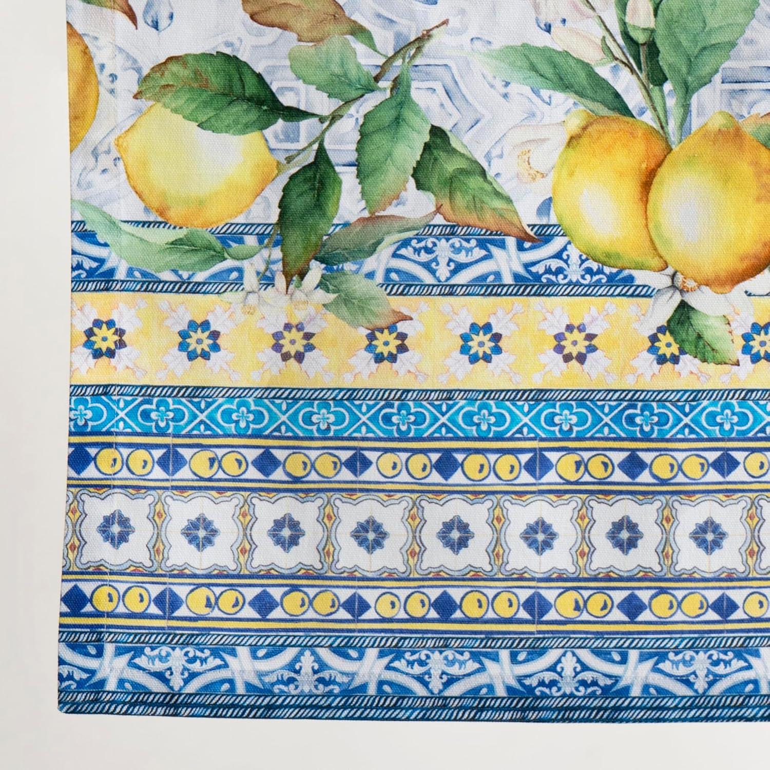 imageMaison dHermine Table Runner 100 Cotton Single Layer Easter Table Runners 72 inches Long Home Kitchen Dining Party ampamp Camping  Easter Decorations Spring ampamp Summer Printemps 1450quot x 72quot28  Citrus