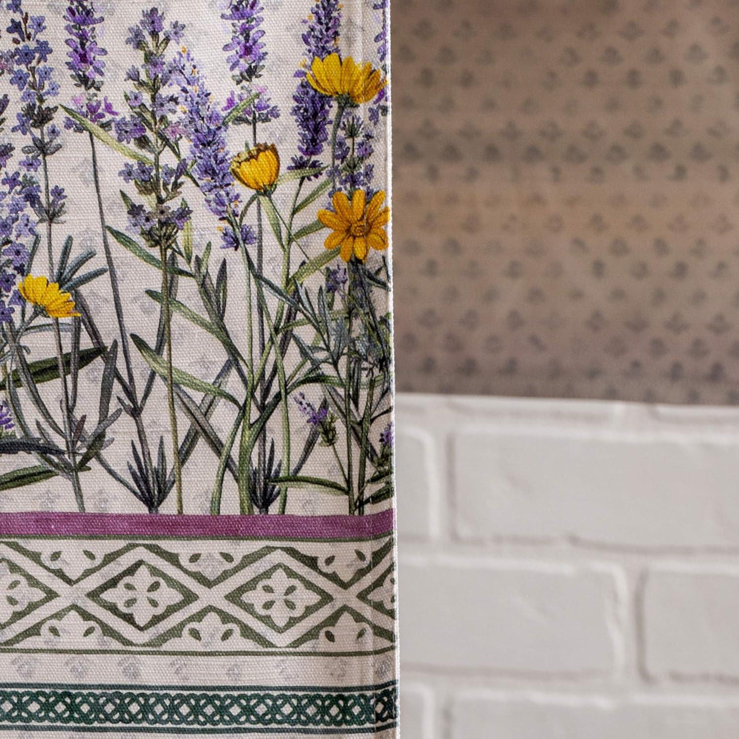 imageMaison dHermine Table Runner 100 Cotton Single Layer Easter Table Runners 72 inches Long Home Kitchen Dining Party ampamp Camping  Easter Decorations Spring ampamp Summer Printemps 1450quot x 72quot18  Fanny Lavender