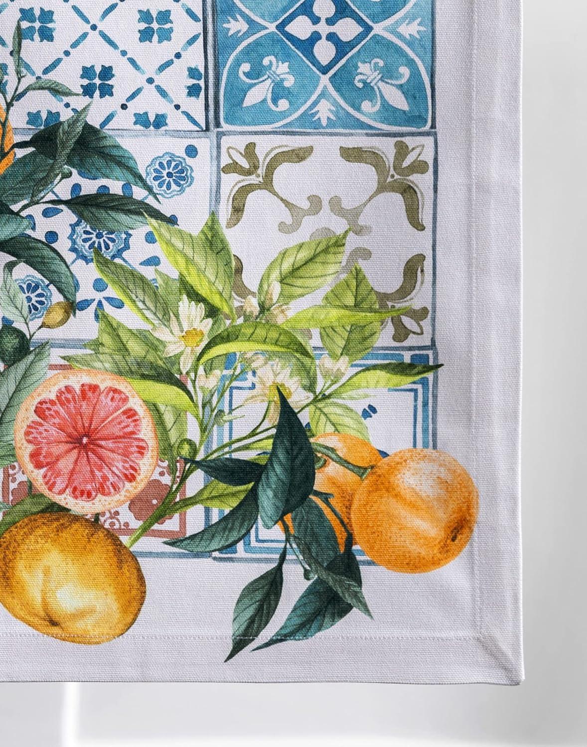 imageMaison dHermine Table Runner 100 Cotton Single Layer Easter Table Runners 72 inches Long Home Kitchen Dining Party ampamp Camping  Easter Decorations Spring ampamp Summer Printemps 1450quot x 72quot16  Agrume