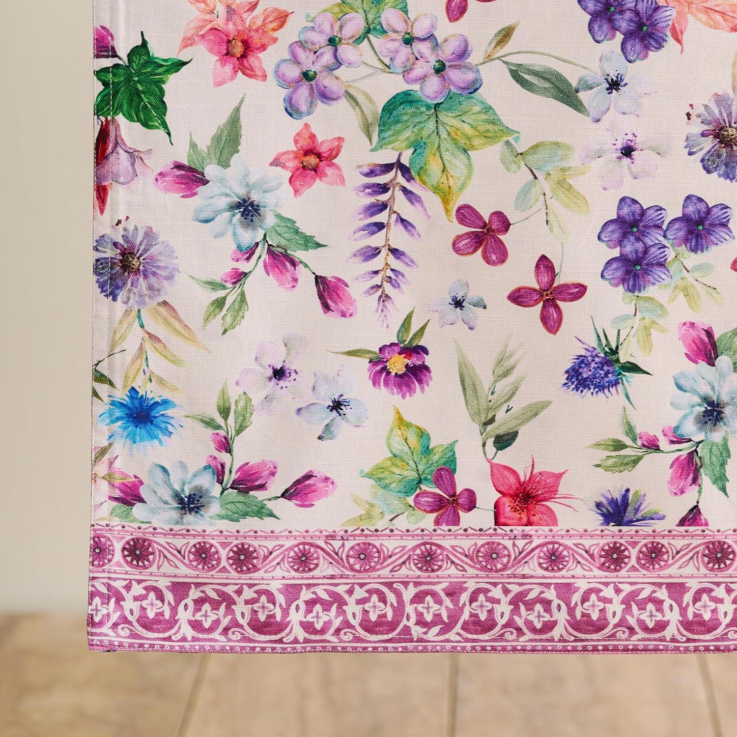 imageMaison dHermine Table Runner 100 Cotton Single Layer Easter Table Runners 72 inches Long Home Kitchen Dining Party ampamp Camping  Easter Decorations Spring ampamp Summer Printemps 1450quot x 72quot13  Chardon