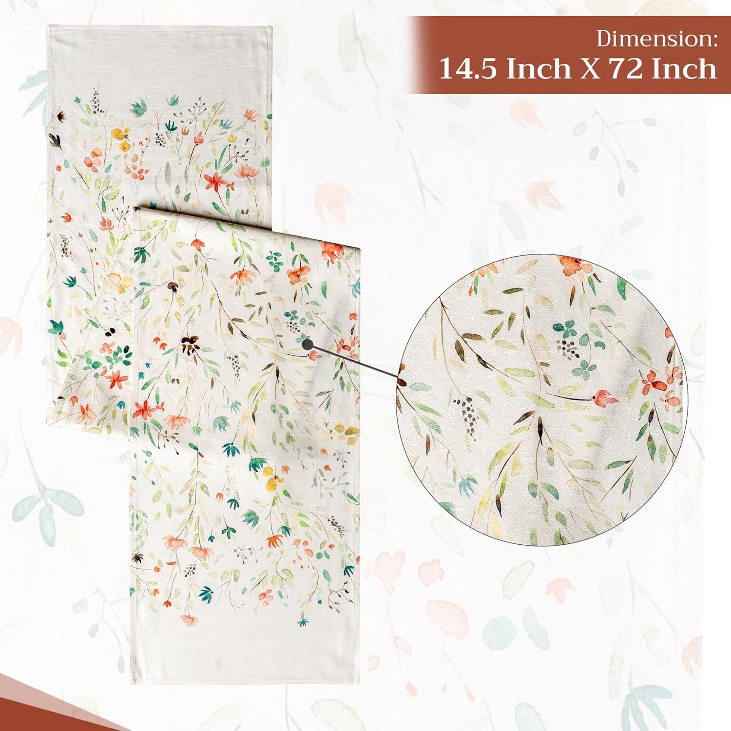 imageMaison dHermine Table Runner 100 Cotton Single Layer Easter Table Runners 72 inches Long Home Kitchen Dining Party ampamp Camping  Easter Decorations Spring ampamp Summer Printemps 1450quot x 72quot03  Colmar