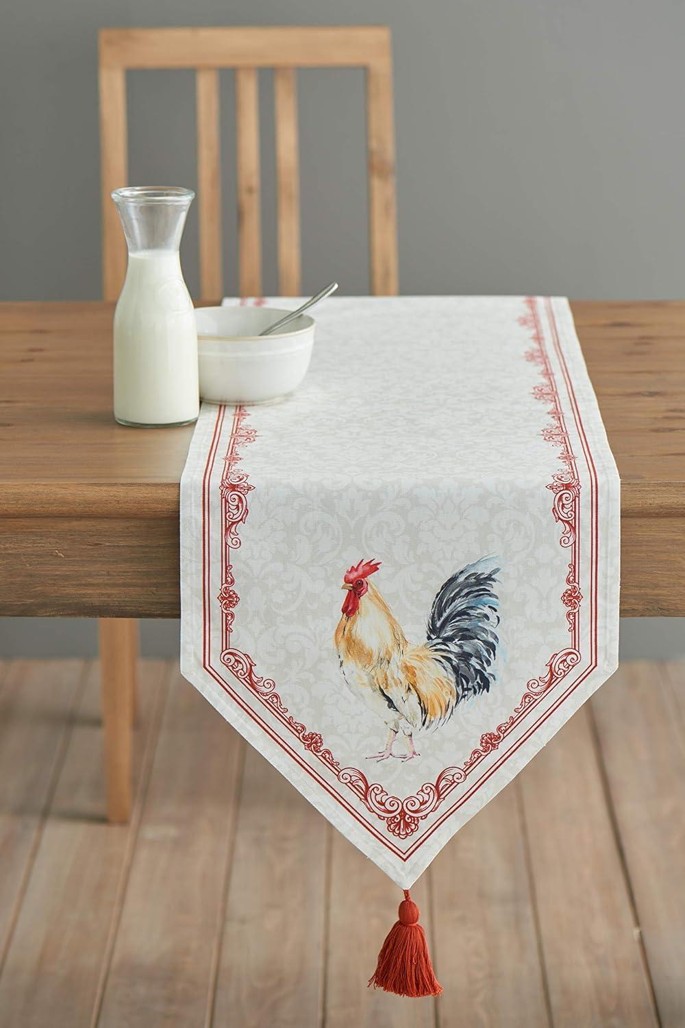 imageMaison dHermine Table Runner 100 Cotton Single Layer Easter Table Runners 72 inches Long Home Kitchen Dining Party ampamp Camping  Easter Decorations Spring ampamp Summer Printemps 1450quot x 72quot23  Campagne