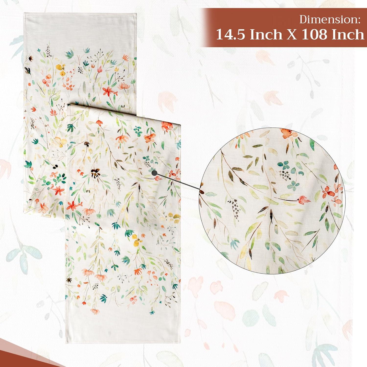 imageMaison dHermine Table Runner 100 Cotton Single Layer Easter Table Runners 72 inches Long Home Kitchen Dining Party ampamp Camping  Easter Decorations Spring ampamp Summer Printemps 1450quot x 72quot03  Colmar