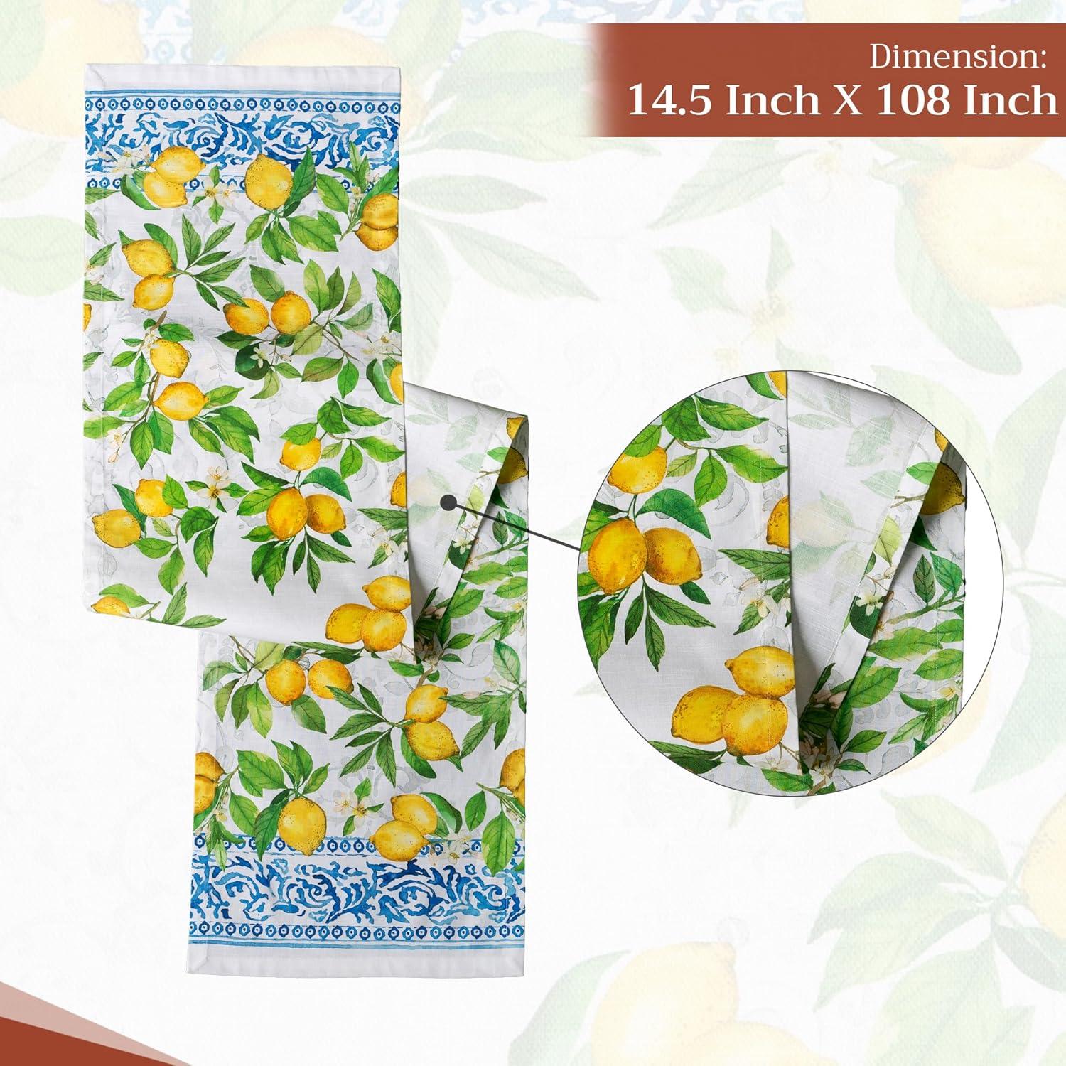 imageMaison dHermine Table Runner 100 Cotton Single Layer Easter Table Runners 72 inches Long Home Kitchen Dining Party ampamp Camping  Easter Decorations Spring ampamp Summer Printemps 1450quot x 72quot11  Cedrat
