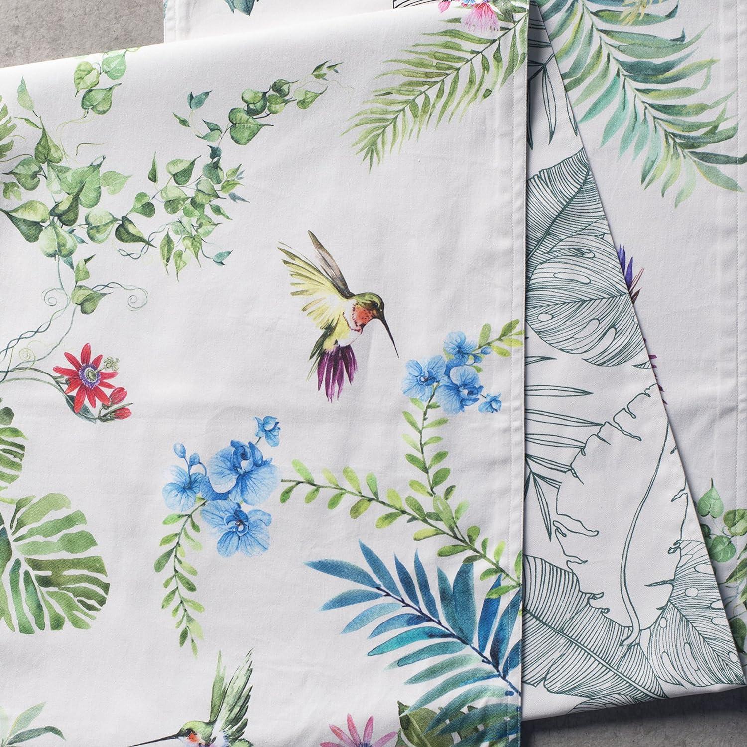 imageMaison dHermine Table Runner 100 Cotton Single Layer Easter Table Runners 72 inches Long Home Kitchen Dining Party ampamp Camping  Easter Decorations Spring ampamp Summer Printemps 1450quot x 72quot20  Tropiques