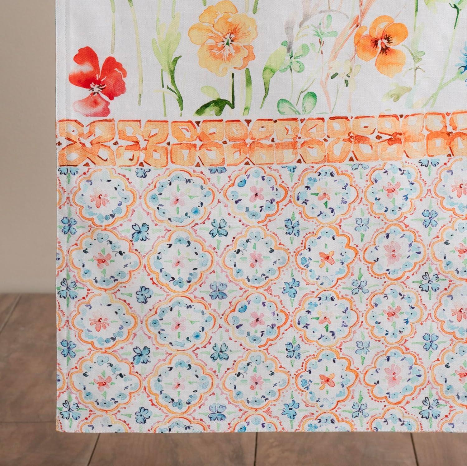 imageMaison dHermine Table Runner 100 Cotton Single Layer Easter Table Runners 72 inches Long Home Kitchen Dining Party ampamp Camping  Easter Decorations Spring ampamp Summer Printemps 1450quot x 72quot19  Summer Whisper