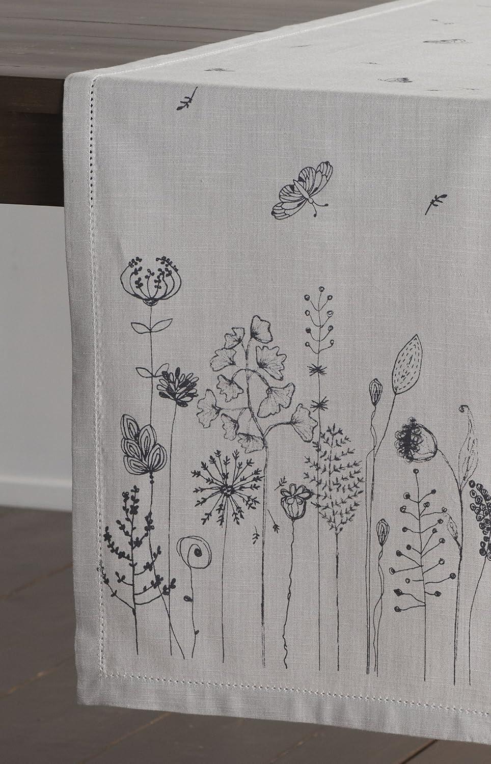 imageMaison dHermine Table Runner 100 Cotton Single Layer Easter Table Runners 72 inches Long Home Kitchen Dining Party ampamp Camping  Easter Decorations Spring ampamp Summer Printemps 1450quot x 72quot12  Flore