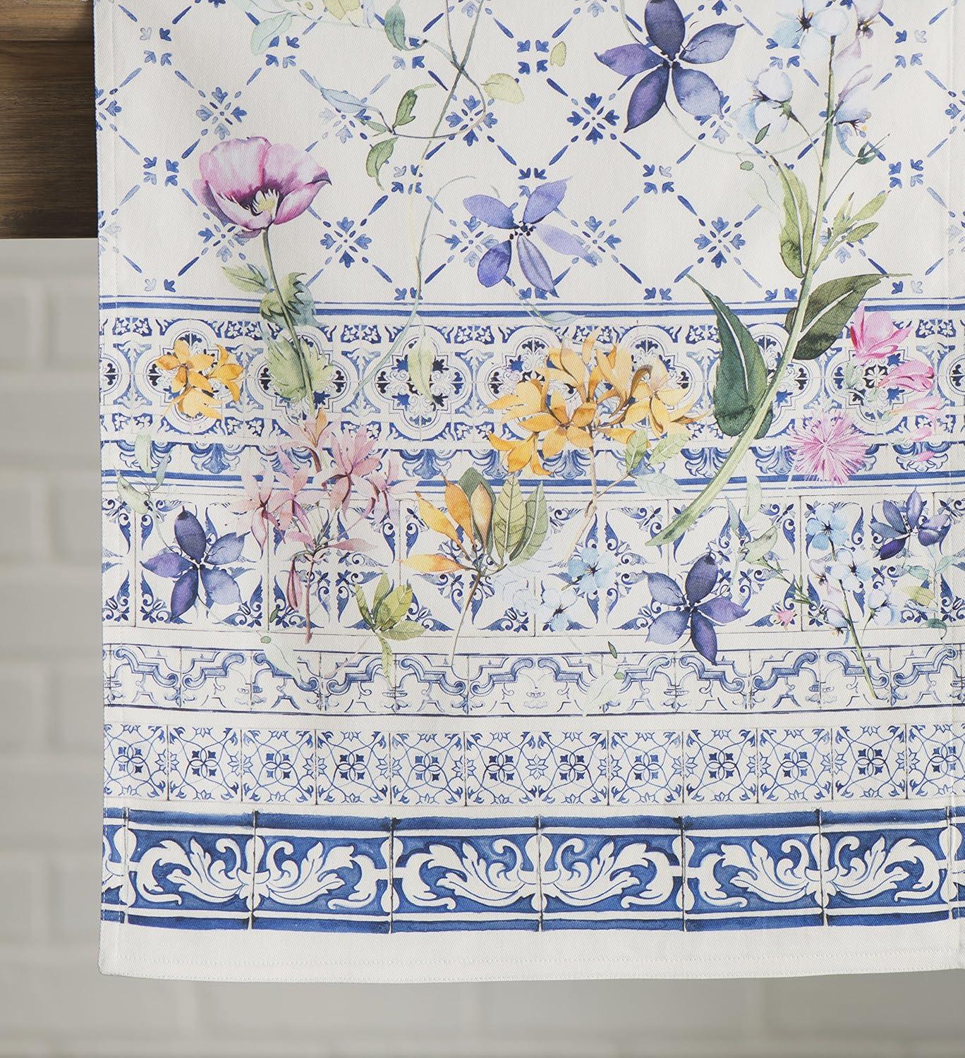 imageMaison dHermine Table Runner 100 Cotton Single Layer Easter Table Runners 72 inches Long Home Kitchen Dining Party ampamp Camping  Easter Decorations Spring ampamp Summer Printemps 1450quot x 72quot05  Faience
