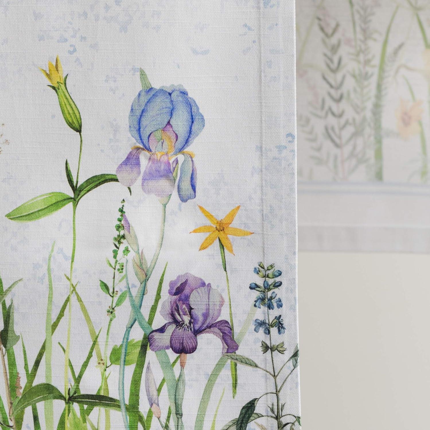 imageMaison dHermine Table Runner 100 Cotton Single Layer Easter Table Runners 72 inches Long Home Kitchen Dining Party ampamp Camping  Easter Decorations Spring ampamp Summer Printemps 1450quot x 72quot07  Fleurs De Mai