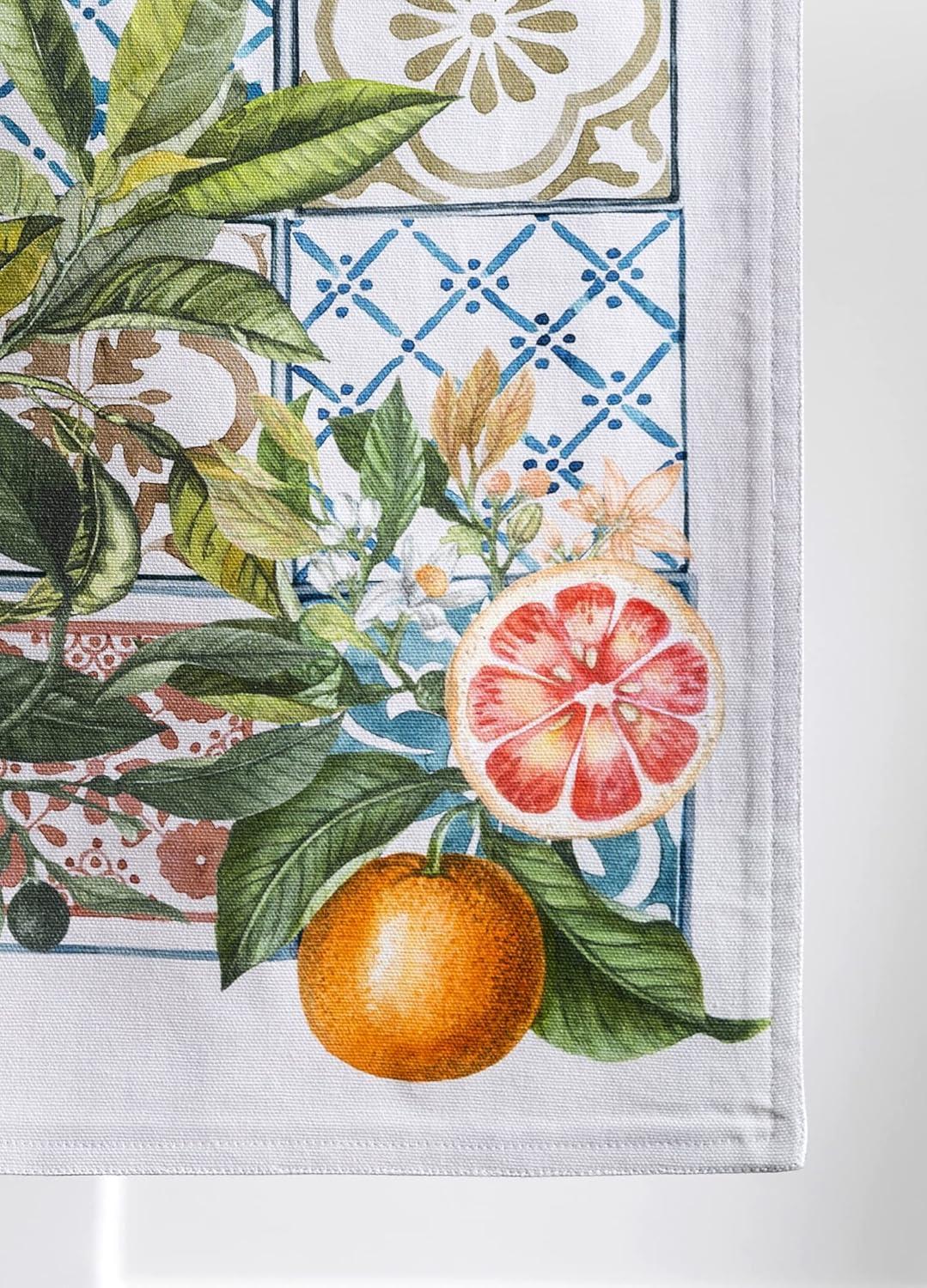 imageMaison dHermine Table Runner 100 Cotton Single Layer Easter Table Runners 72 inches Long Home Kitchen Dining Party ampamp Camping  Easter Decorations Spring ampamp Summer Printemps 1450quot x 72quot16  Agrume