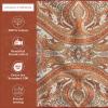 imageMaison d Hermine Placemat 100 Cotton Decorative Placemats Washable Cloth Placemats Home Wedding Restaurant Party ampamp Camping Potiron  ThanksgivingChristmas Set of 401  Kashmir Paisley