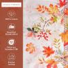 imageMaison d Hermine Placemat 100 Cotton Decorative Placemats Washable Cloth Placemats Home Wedding Restaurant Party ampamp Camping Potiron  ThanksgivingChristmas Set of 408  Amarante