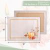 imageMaison d Hermine Placemat 100 Cotton Decorative Placemats Washable Cloth Placemats Home Wedding Restaurant Party ampamp Camping Potiron  ThanksgivingChristmas Set of 405  Potiron