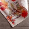 imageMaison d Hermine Placemat 100 Cotton Decorative Placemats Washable Cloth Placemats Home Wedding Restaurant Party ampamp Camping Potiron  ThanksgivingChristmas Set of 408  Amarante
