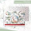 imageMaison d Hermine Placemat 100 Cotton Decorative Placemats Washable Cloth Placemats Home Wedding Restaurant Party ampamp Camping Potiron  ThanksgivingChristmas Set of 404  Holly Time