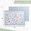 imageMaison d Hermine Placemat 100 Cotton Decorative Placemats Washable Cloth Placemats Home Wedding Restaurant Party ampamp Camping Potiron  ThanksgivingChristmas Set of 419  Ice Florals