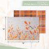 imageMaison d Hermine Placemat 100 Cotton Decorative Placemats Washable Cloth Placemats Home Wedding Restaurant Party ampamp Camping Potiron  ThanksgivingChristmas Set of 406  Oak Leaves