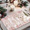 imageMaison d Hermine Placemat 100 Cotton Decorative Placemats Washable Cloth Placemats Home Wedding Restaurant Party ampamp Camping Potiron  ThanksgivingChristmas Set of 423  Amazonia